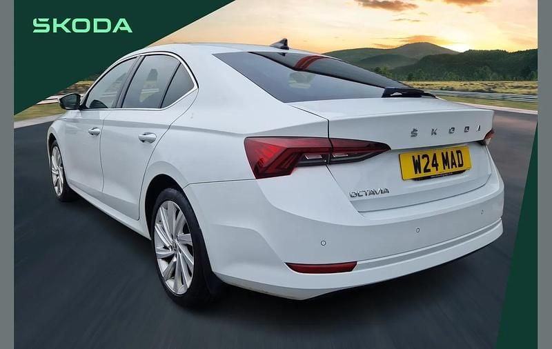 Used Skoda Octavia SE L First Edition 115 HP (84 kW) 2020 Moon white metallic Hatchback