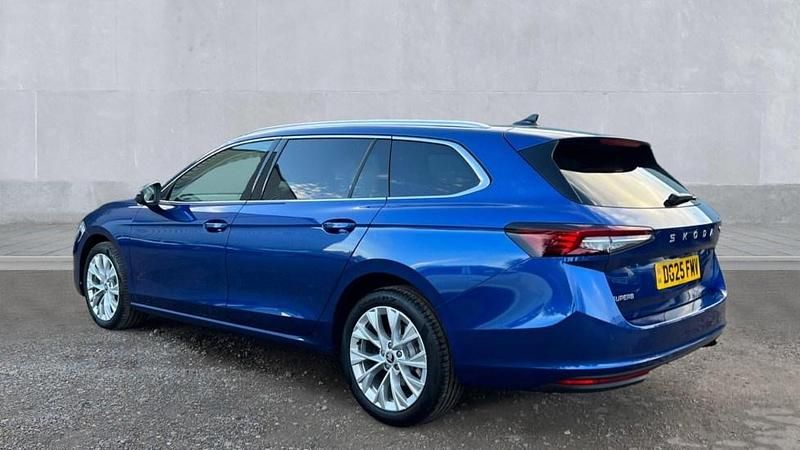 Used Skoda Superb SE L 150 HP (110 kW) 2025 Cobalt blue Estate