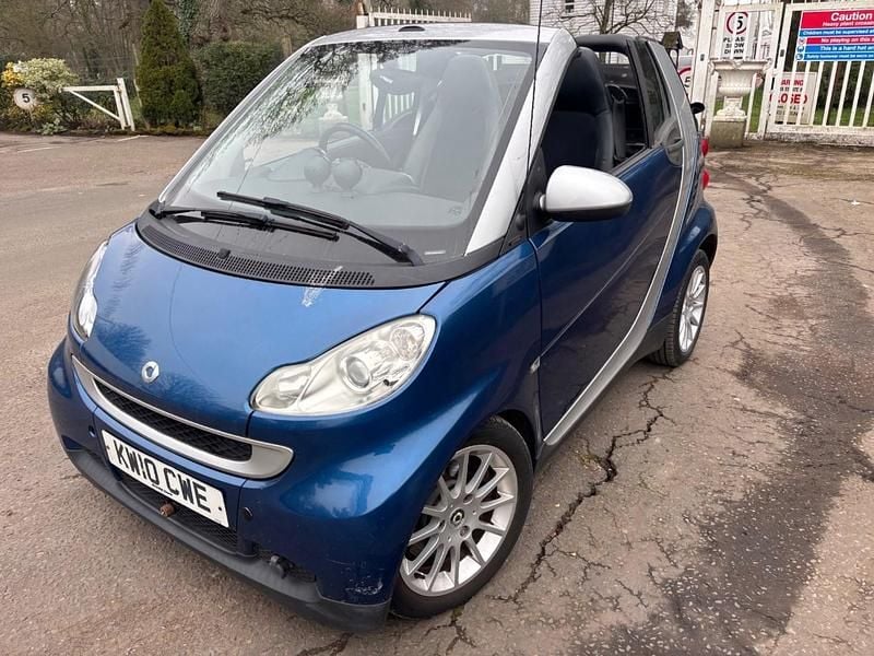 Used Smart ForTwo Cabrio Passion 2010 Blue Cabriolet