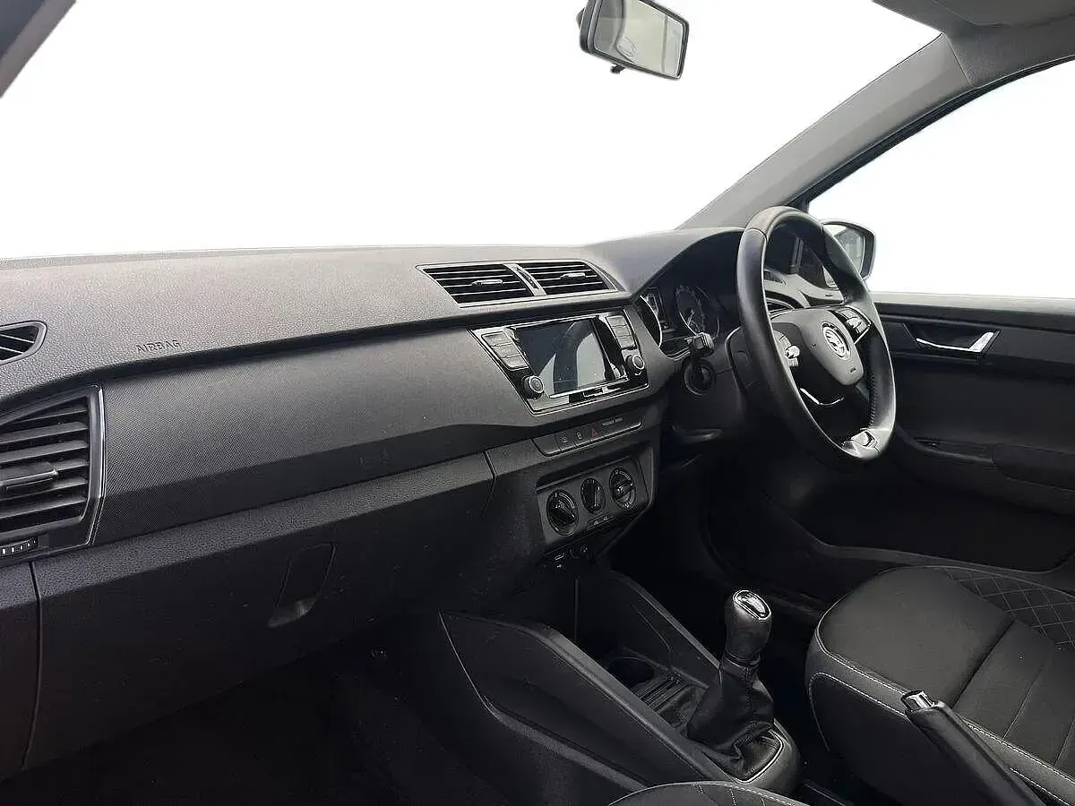 Used Skoda Fabia Colour Edition 94 HP (69 kW) 2020 Corrida red black magic pearl effect Hatchback