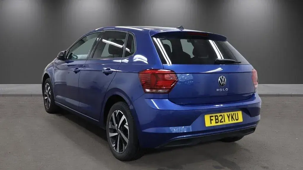 Used VW Polo Match 95 HP (69 kW) 2021 Blue Hatchback