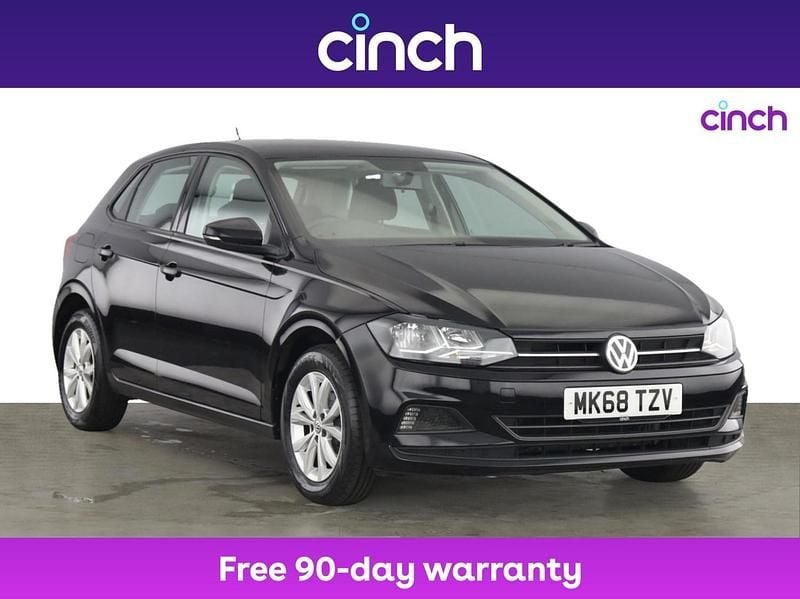 Black Used 2018 VW Polo SE Hatchback | £10,349 (Fair price) - Image 1/3