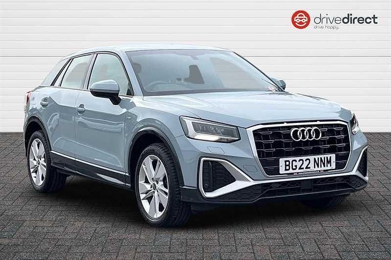 Grey Used 2022 Audi Q2 S-Line SUV | £18,200 (Fair price) - Image 1/4