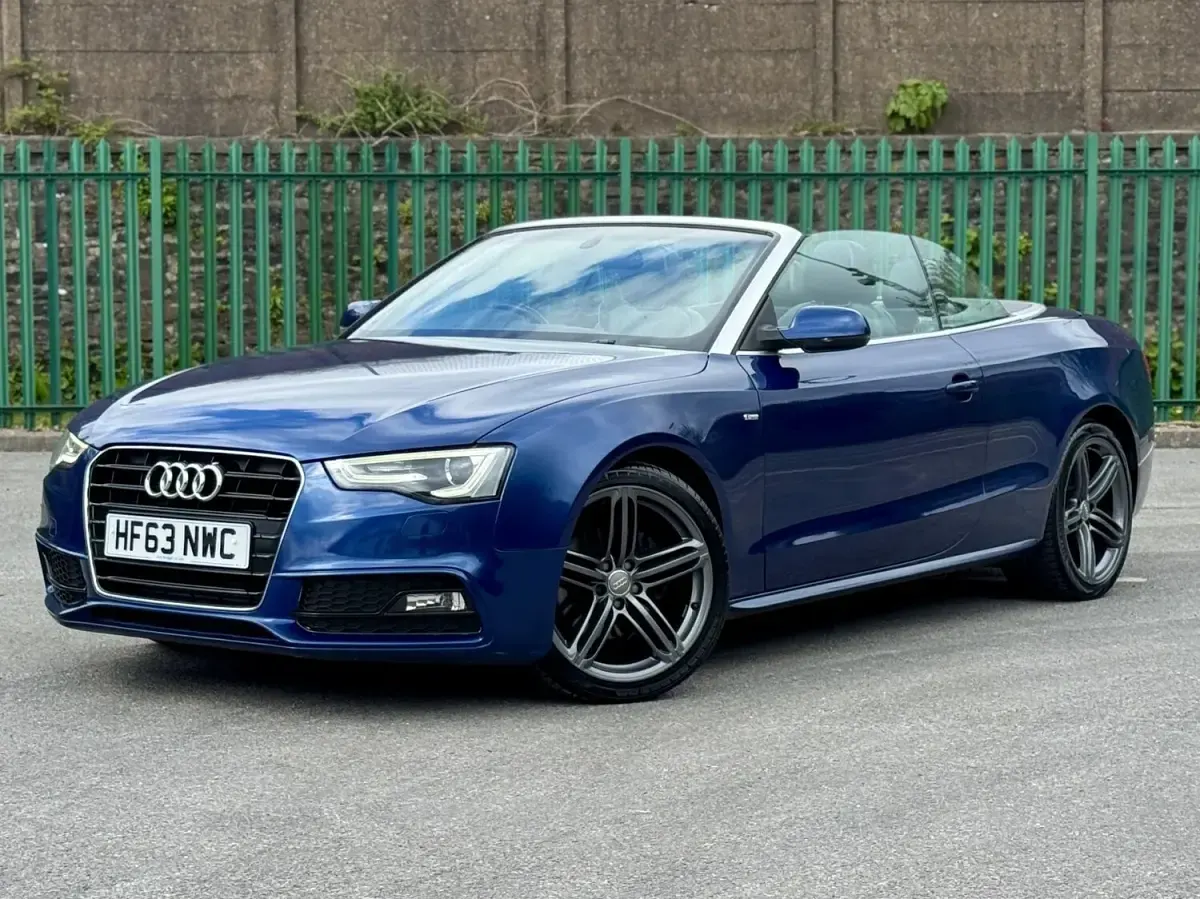 Used Audi A5 Cabriolet S-Line 2013 Blue Cabriolet