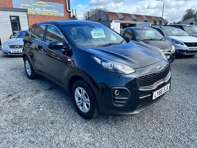 Begagnad Kia Sportage 2017 Svart SUV