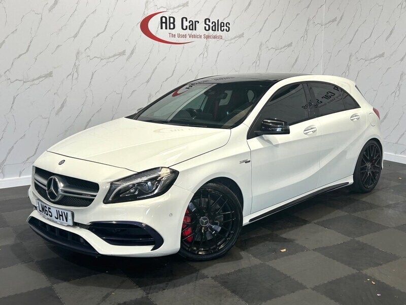 White Used 2015 Mercedes A45 AMG Premium Hatchback | £20,199 (Fair price) - Image 1/3