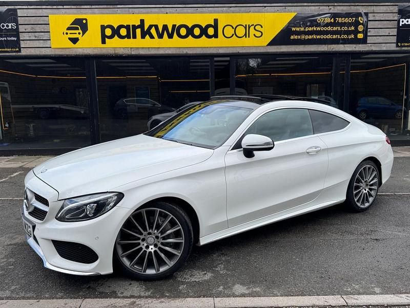 Used Mercedes C250 AMG Line Premium Plus 2016 White Coupe