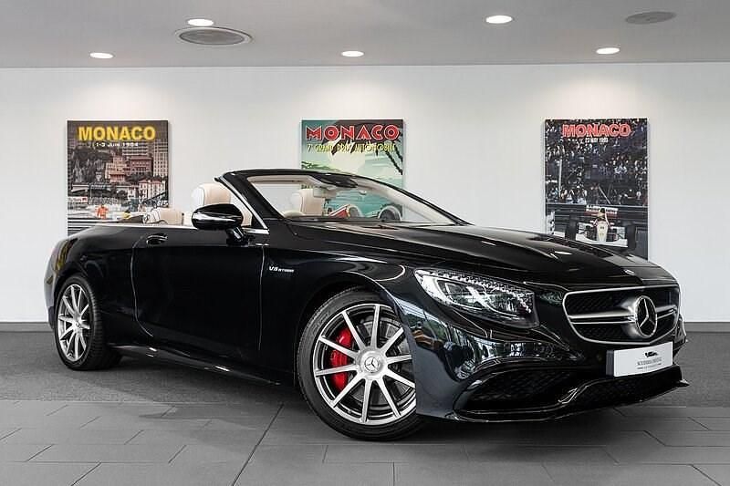 Obsidian black metallic Used 2016 Mercedes S63 AMG AMG Cabriolet | £61,995 - Image 1/4