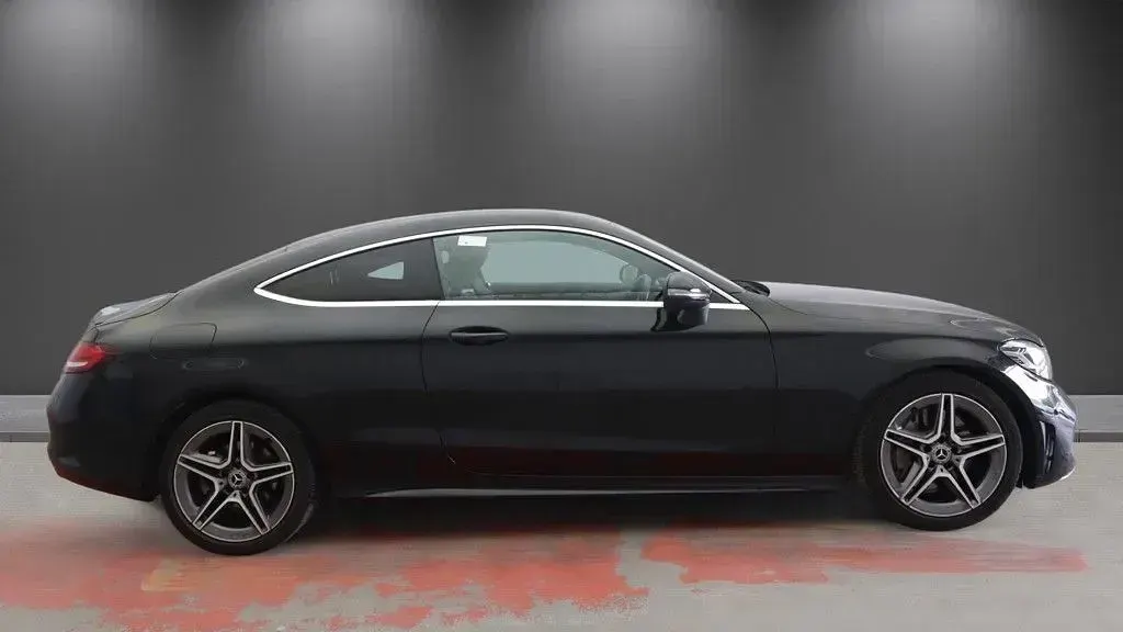 Used Mercedes C300 AMG line 258 HP (189 kW) 2020 Black Coupe
