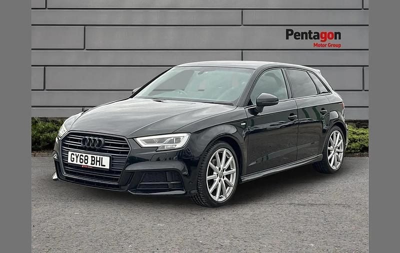 Used Audi A3 Black Edition 113 HP (83 kW) 2018 Black Sedan