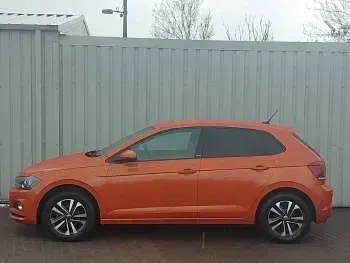 Usado VW Polo United 80 HP (58 kW) 2021 Laranja Citadino