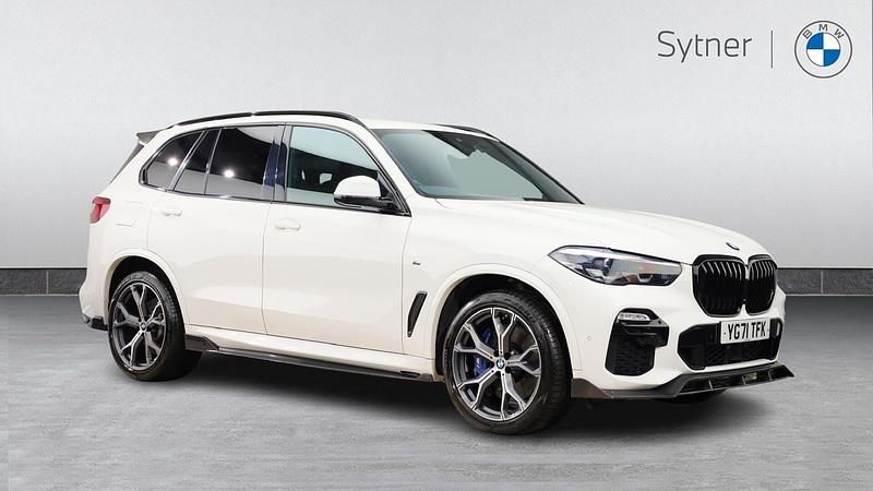 White Used 2021 BMW X5 M Sport SUV | £39,500 (Fair price) - Image 1/4