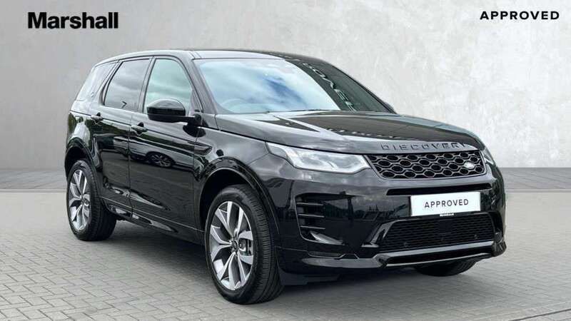 Metallic santorini black Used 2023 Land Rover Discovery Sport HSE Dynamic SUV | £39,832 (Expensive) - Image 1/4
