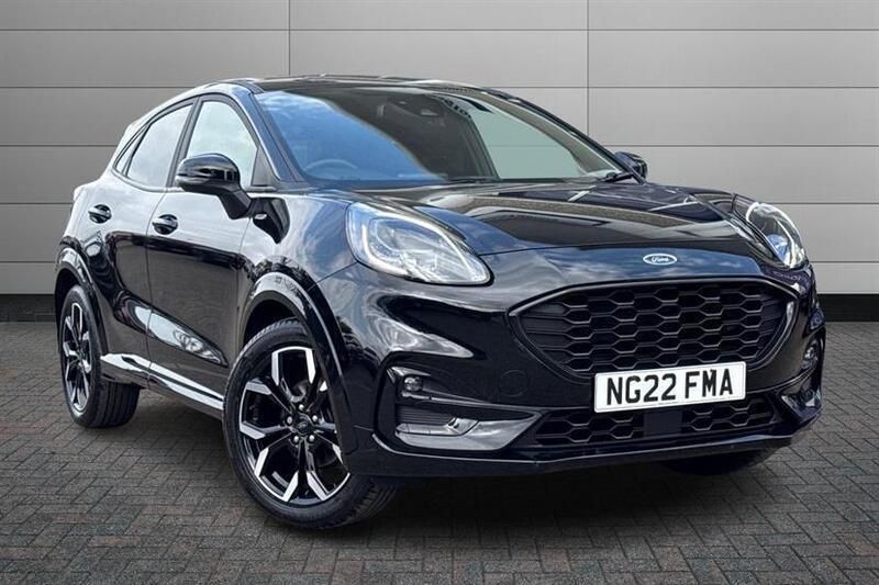 Black Used 2022 Ford Puma ST-Line X Hatchback | £19,550 (Fair price) - Image 1/4