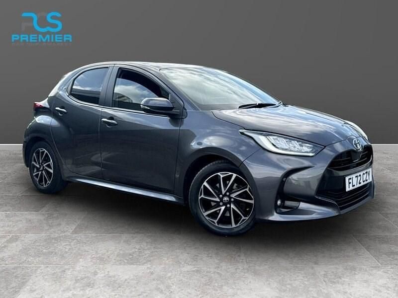 Grey Used 2022 Toyota Yaris Hybrid Design Hatchback | £13,195 (Good price) - Image 1/3