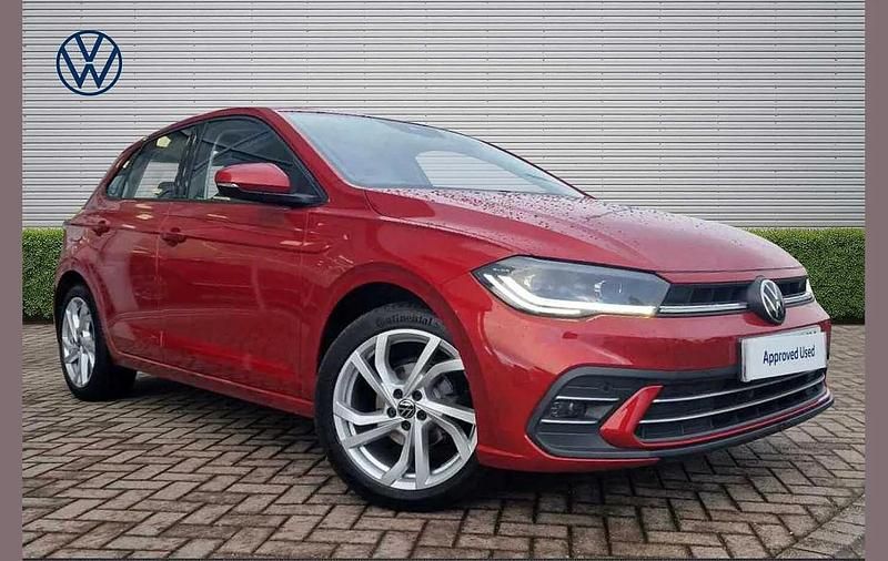 Used VW Polo Style 95 HP (69 kW) 2022 Red Hatchback