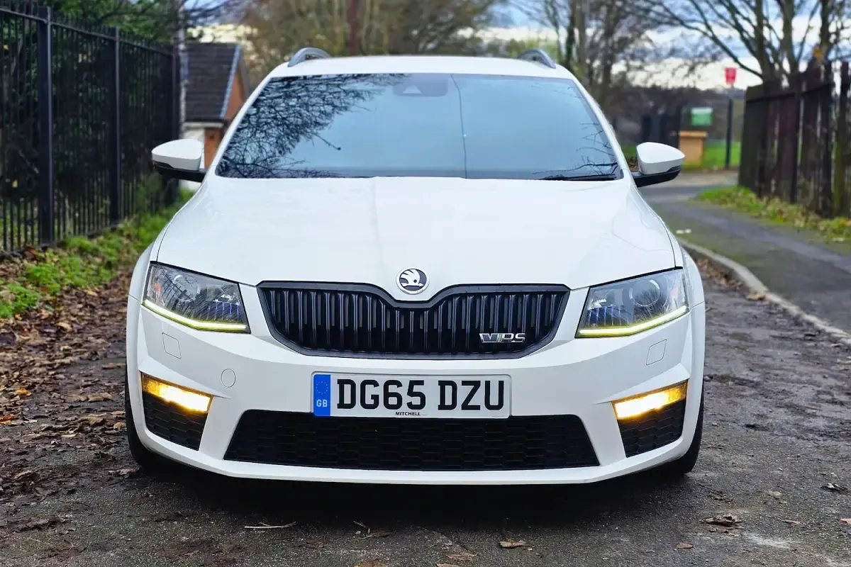 Used Skoda Octavia vRS 2015 White Estate