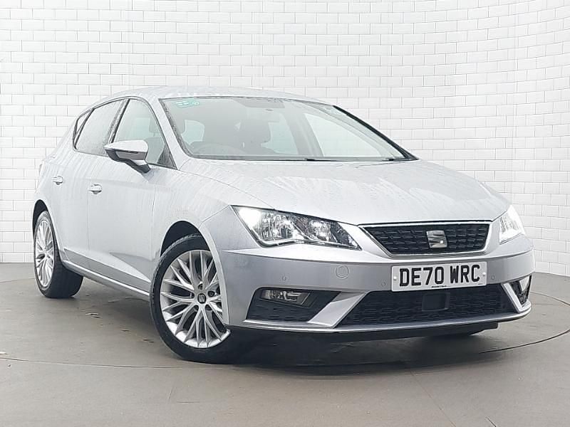 Used Seat Leon SE Dynamic 115 HP (84 kW) 2020 Silver Hatchback