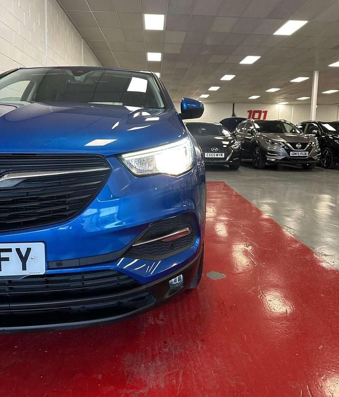 Used Vauxhall Grandland X S 130 HP (95 kW) 2018 Blue SUV
