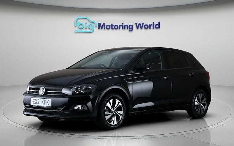 Used VW Polo Match 80 HP (58 kW) 2021 Black Hatchback
