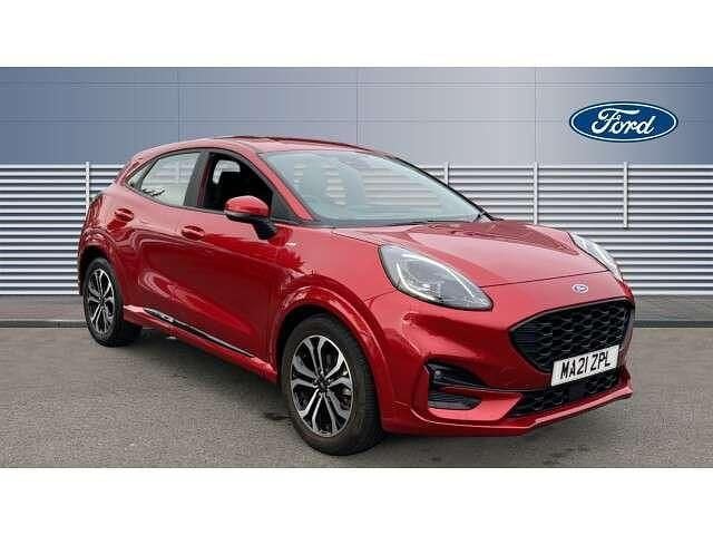 Red Used 2021 Ford Puma ST-Line Coupe | £14,992 (Good price) - Image 1/4