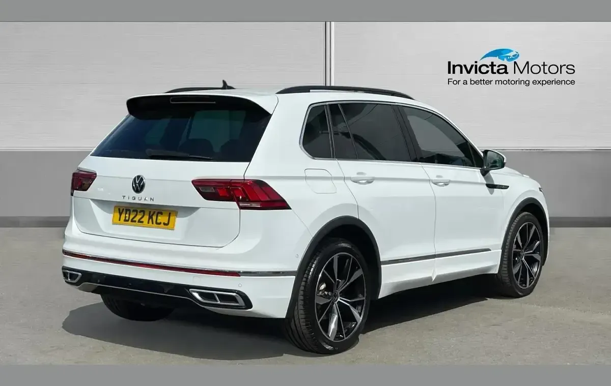 Used VW Tiguan R-line 150 HP (110 kW) 2022 White SUV