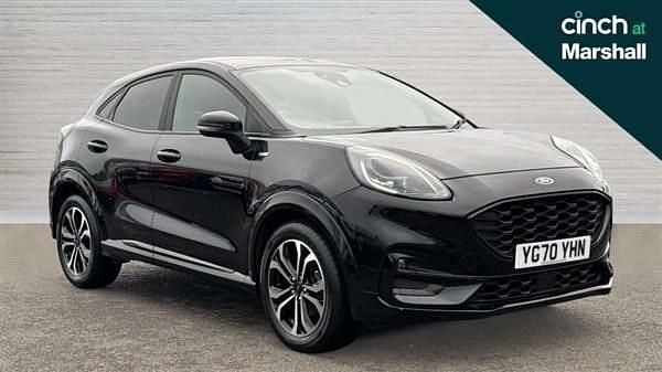 Black Used 2020 Ford Puma ST-Line Hatchback | £13,360 (Good price) - Image 1/4