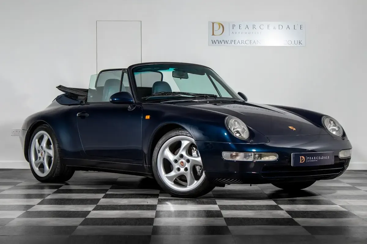 Used Porsche 996 1998 Blue Cabriolet