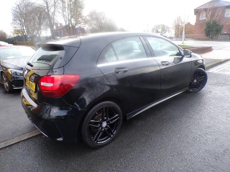 Used Mercedes A180 AMG line 109 HP (80 kW) 2016 Black Hatchback