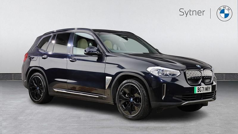 Black Used 2021 BMW iX3 Shadowline SUV | £25,000 (Fair price) - Image 1/4