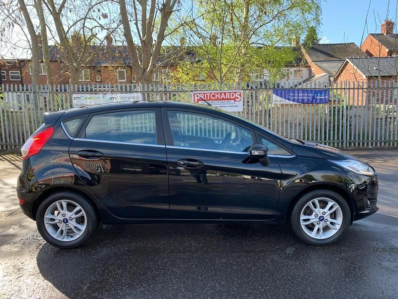 Used Ford Fiesta Zetec 2017 Black Hatchback