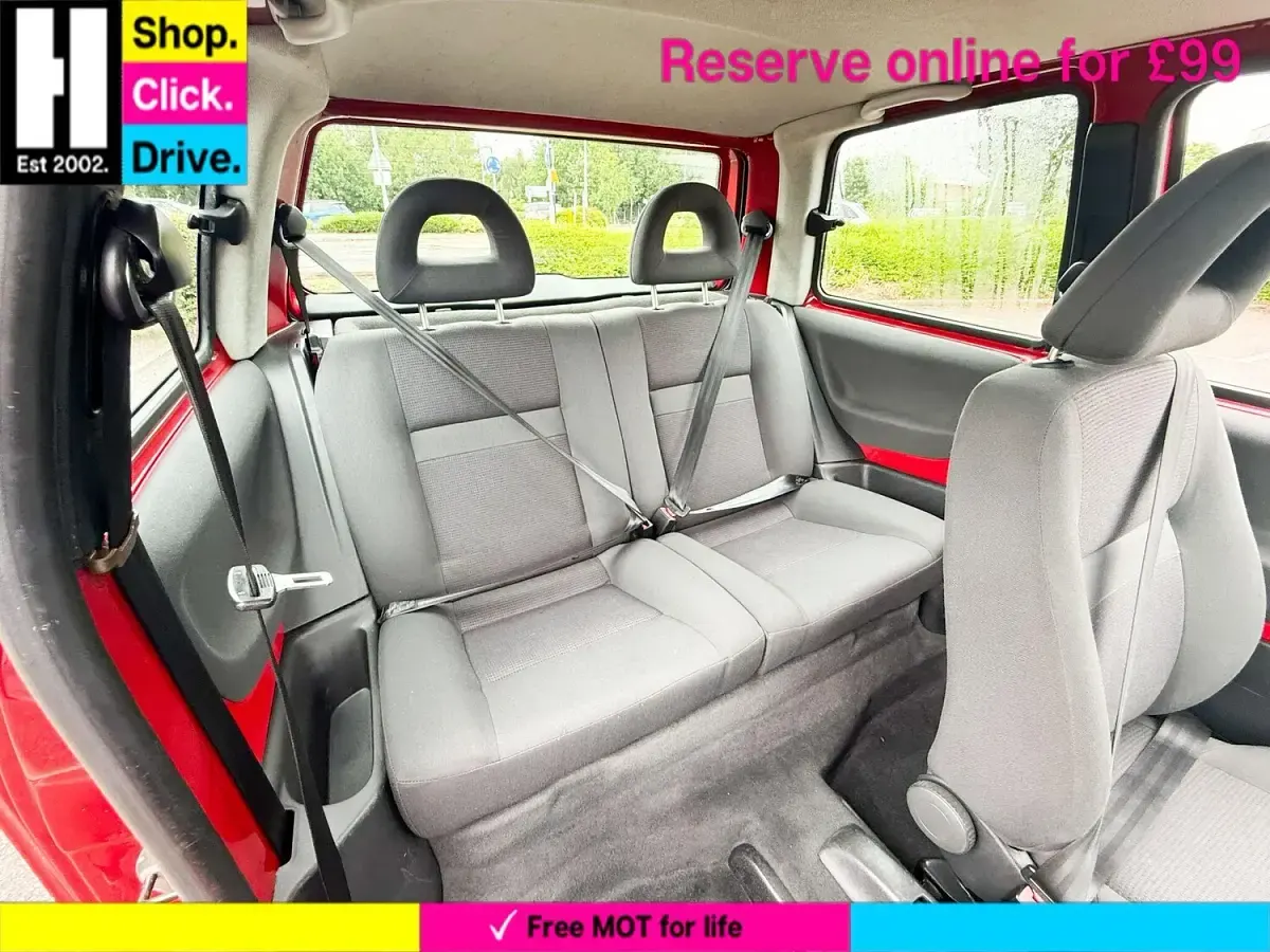 Used VW Lupo S 75 HP (55 kW) 2004 Red Hatchback
