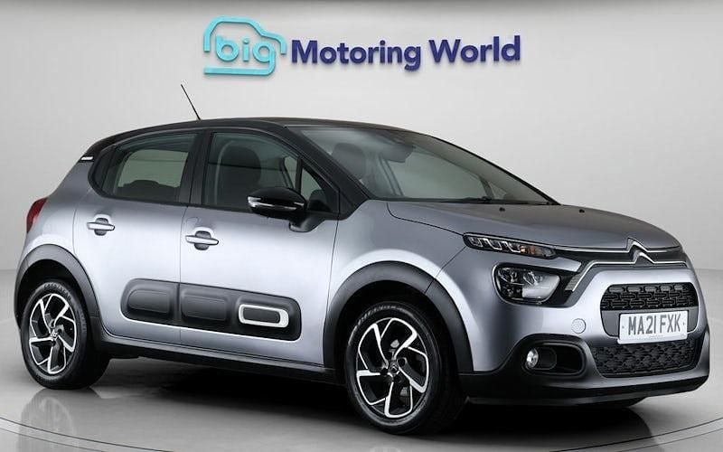 Grey Used 2021 Citroën C3 PureTech Hatchback | £9,900 (Fair price) - Image 1/4