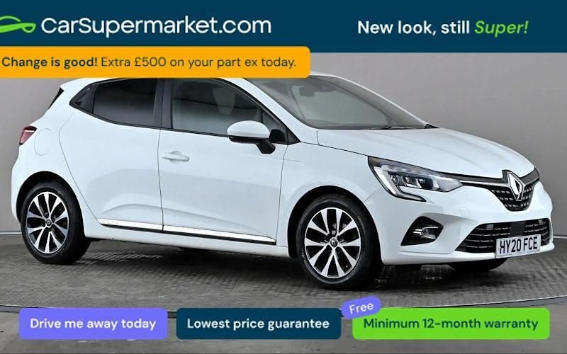 Used Renault Clio V Iconic 101 HP (74 kW) 2020 White Hatchback