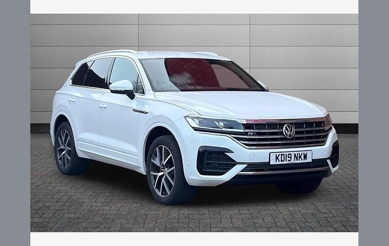 Used VW Touareg R-line 286 HP (210 kW) 2019 White SUV