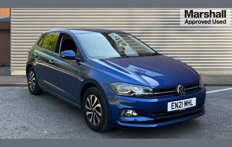 Used VW Polo Active 95 HP (69 kW) 2021 Blue Hatchback