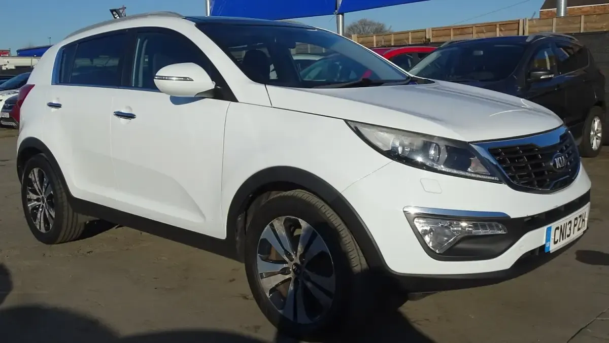 Używany Kia Sportage 115 KM (84 kW) 2013 Biały SUV