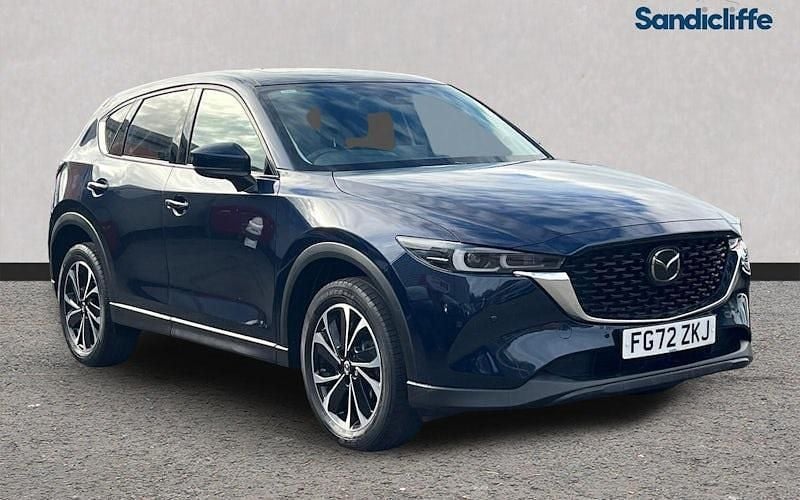 Mica deep crystal blue Used 2022 Mazda CX-5 Inclusive SUV | £17,786 (Good price) - Image 1/4