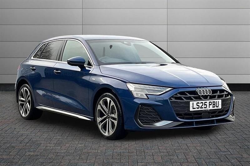 Ascari blue Used 2025 Audi A3 e-tron S-Line Hatchback | £26,822 (Super price) - Image 1/4