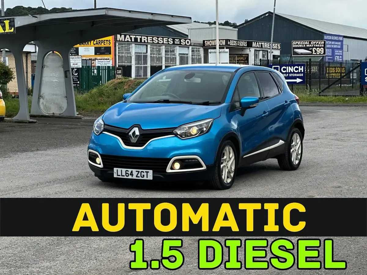 Used Renault Captur Dynamique 90 HP (66 kW) 2014 Blue SUV