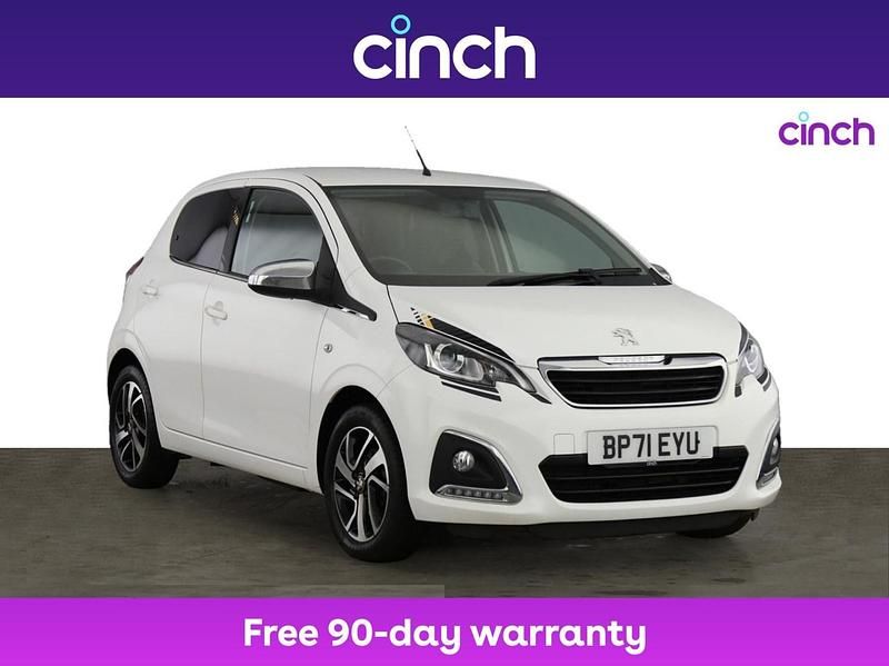White Used 2022 Peugeot 108 Collection Hatchback | £9,119 (Fair price) - Image 1/3