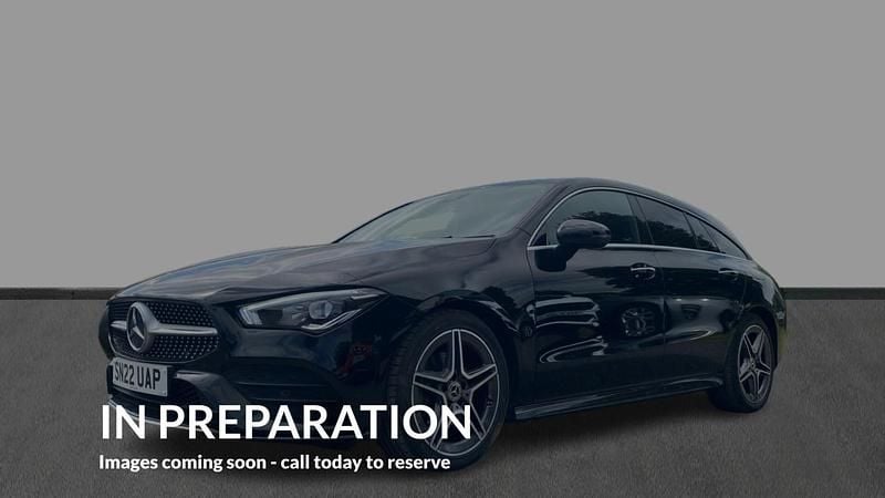Black Used 2022 Mercedes CLA180 AMG Line Premium Sedan | £18,220 (Good price) - Image 1/4