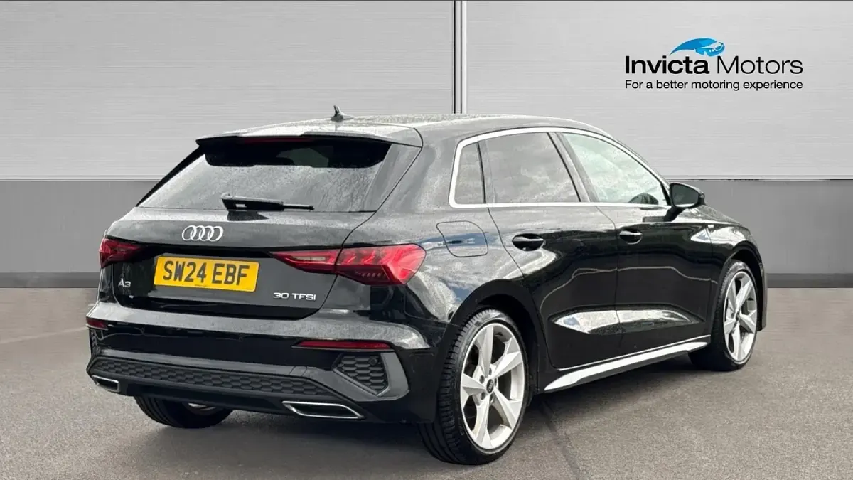 Used Audi A3 S-Line 110 HP (80 kW) 2024 Mythos black metallic Hatchback
