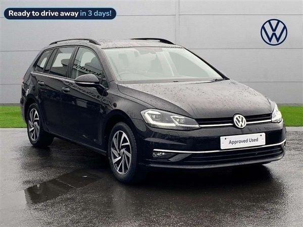 Black Used 2020 VW Golf VII Edition Estate | £12,853 (Super price) - Image 1/4