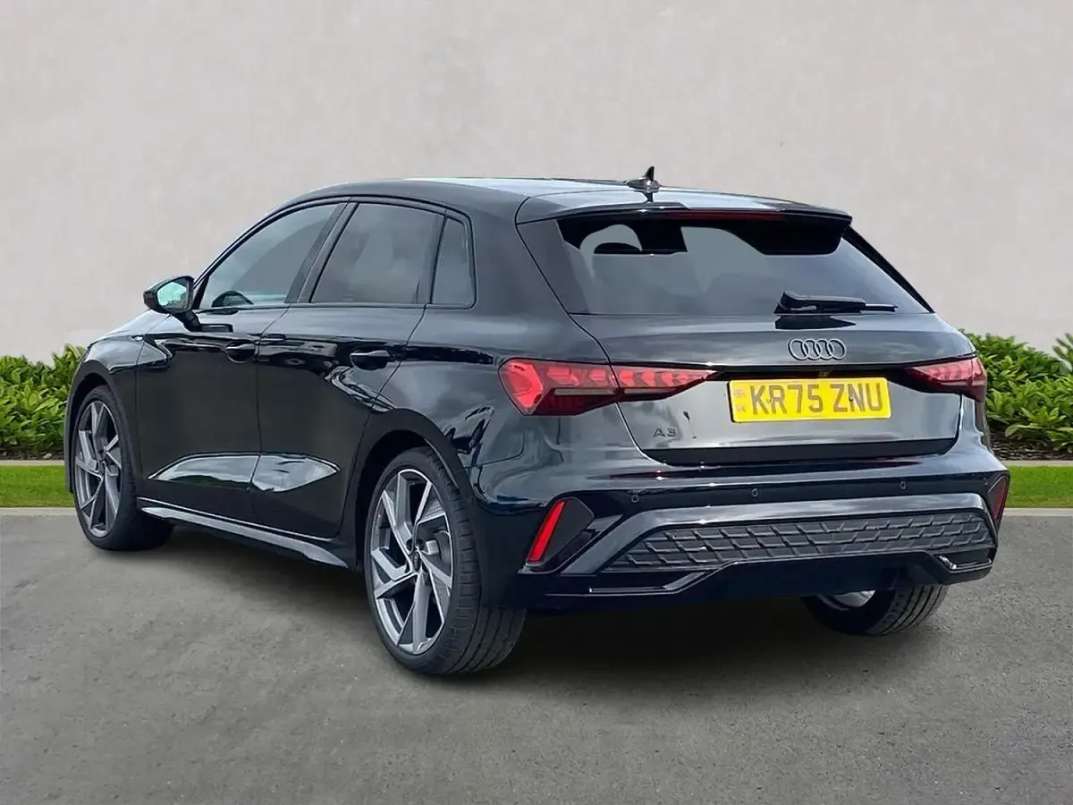 Used Audi A3 Sportback Black Edition 150 HP (110 kW) 2025 Black Hatchback