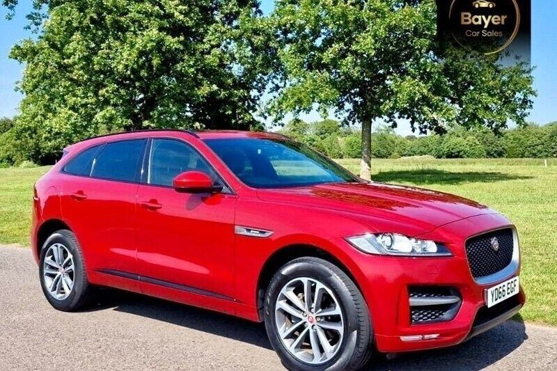 Red Used 2016 Jaguar F-Pace R-Sport SUV | £16,985 (Super price) - Image 1/1