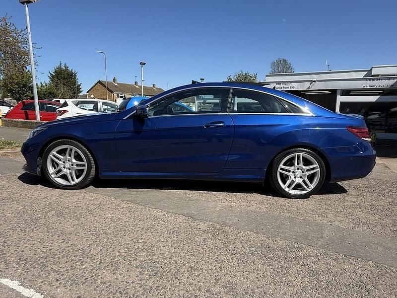 Used Mercedes E350 AMG line 2016 Blue Coupe