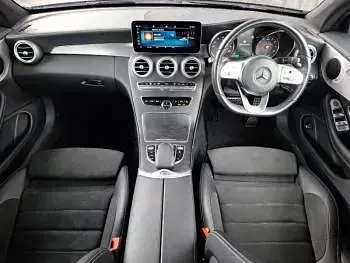 Used Mercedes C200 AMG line 184 HP (135 kW) 2019 Black Cabriolet