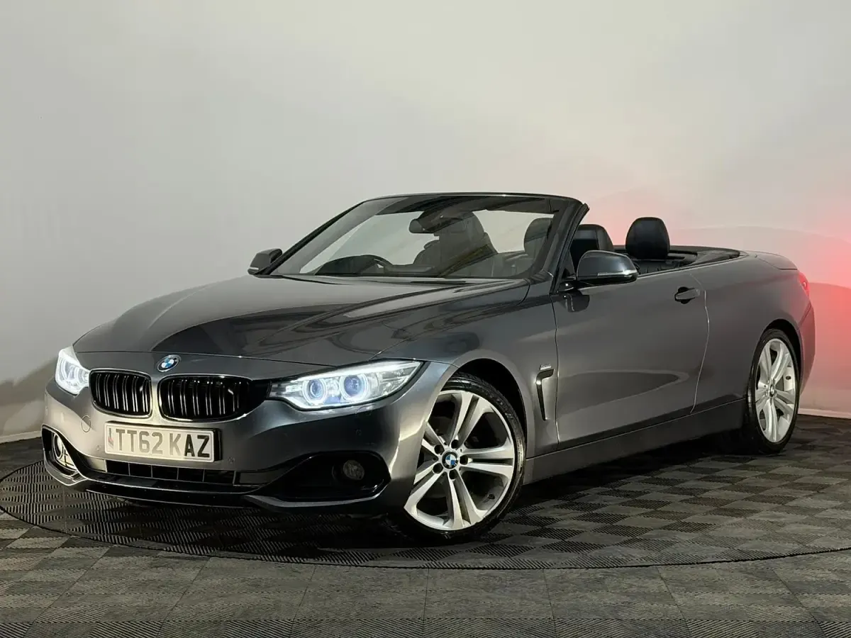 Used BMW 420 Cabriolet Sport Line 185 HP (136 kW) 2014 Grey Cabriolet