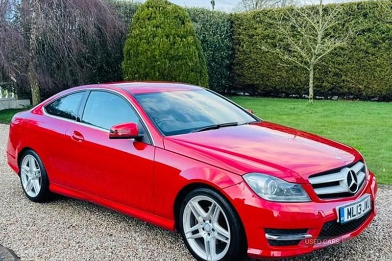 Used Mercedes C250 AMG 2013 Red Coupe